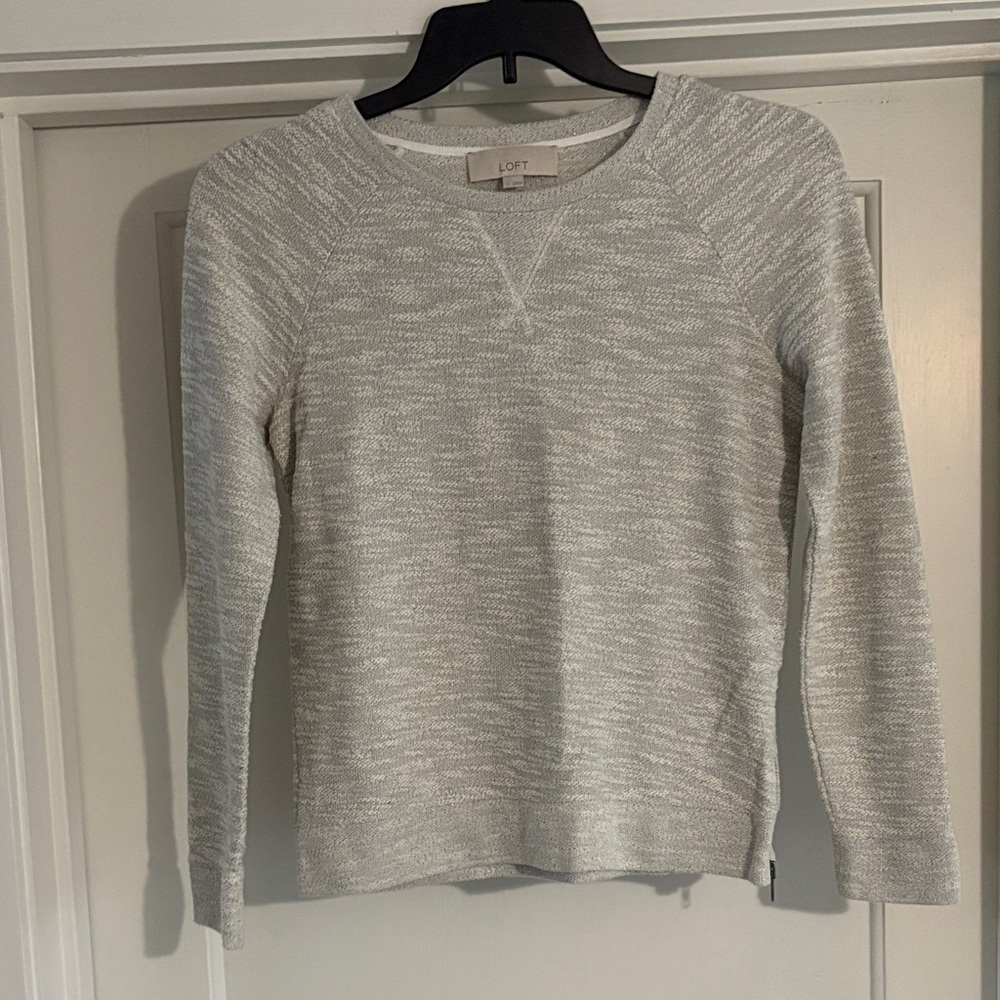 LOFT Heather Gray Sweater